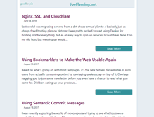 Tablet Screenshot of joefleming.net